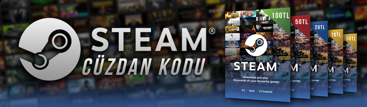 En Uygun Fiyatlı Steam Cüzdan Kodları!